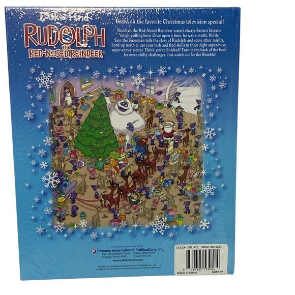 NEW Rudolph the Red Nosed Reindeer Childrens Book Sealed - Picture 2 of 3